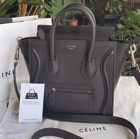 celine green luggage tote|Celine luggage tote buy online.